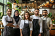 © josepperianes - Iraq professional service staff, salesperson and cook in modern restaurant.