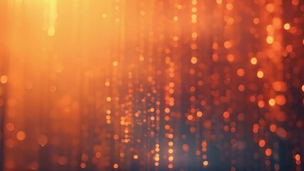 Poster - A digital abstract background featuring a red and gold glitter rain effect. The background is blurred and out of focus, creating a dreamy, ethereal atmosphere.