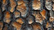 © DARIKA - Close-up of the textured bark of a pine tree, featuring rugged and earthy tones, perfect for creating a natural and organic background for outdoor and wilderness-themed illustrations. , Minimalism,