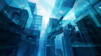 Canvas Print - business background