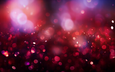 abstract bokeh background for Christmas and New Year festival.