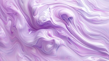 Wall Mural - A purple swirl of paint that appears to be flowing and twisting