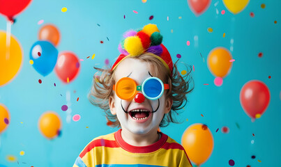 april fools happy background design smile clown people