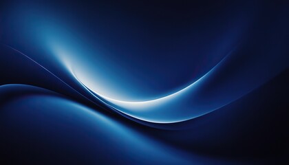 Canvas Print - abstract luxury glowing lines curved overlapping on dark blue background. template premium award des