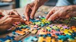 © Varunee - Vibrant Jigsaw Puzzle Assembly in Collaborative Business Concept