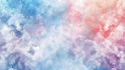 Wall Mural - Abstract Watercolor Background with Soft Hues