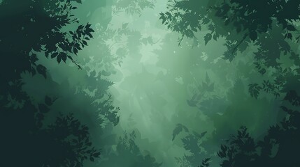 Wall Mural - deep forest green background for versatile use, plain, natural, stylish