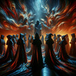 © DemiourgosAI - secret sect occult ritual