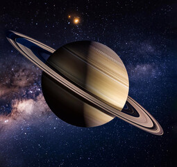 Wall Mural - Planet in outer space,AI