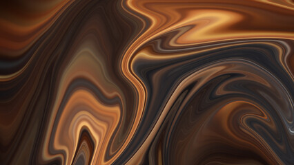 Wall Mural - 4K Abstract Luxury Background with Liquid Gold Texture