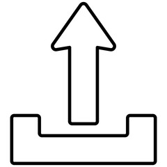 Wall Mural - Upload Arrow