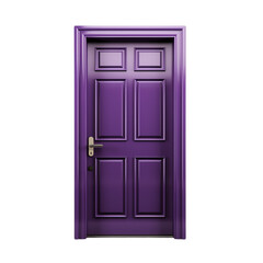 Purple Door Isolated on transparent Background