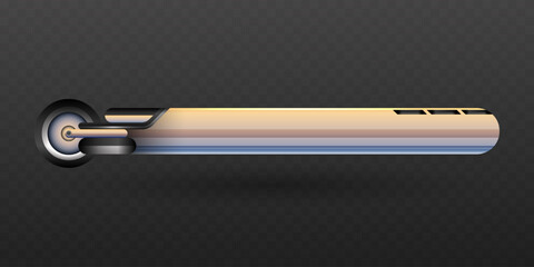 Wall Mural - Modern Metallic Lower Third Banner for Video Screen Broadcast Presentation Titles