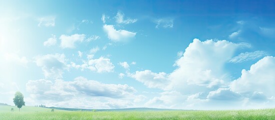 Wall Mural - Free nature sky background with copy space image for product or ad design.