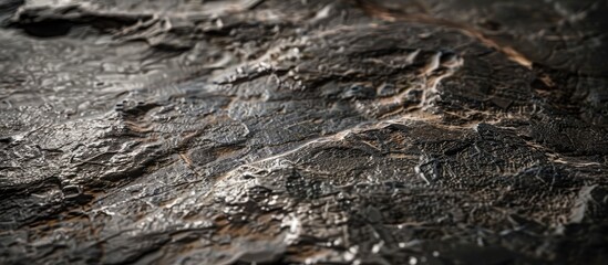 Poster - Detailed 'copy space image' showcasing the texture of a natural stone surface in a close-up view.