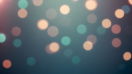  Artifical Intelligence generated bokeh abstract light background. Festive Background With