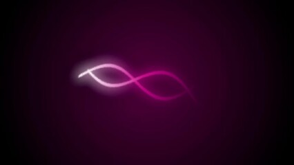 Wall Mural - light wave neon line streaks cool abstract background