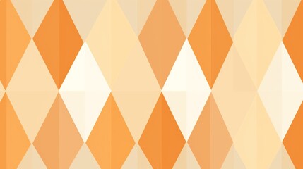 Wall Mural - Abstract Orange And White Diamond Pattern Background, retro style
