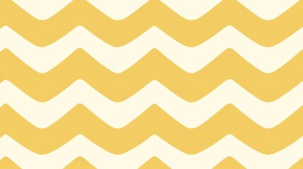 Wall Mural - Abstract Yellow And White Chevron Pattern, retro style, background