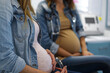 © Lumora Visuals - Pregnant women sitting in hospital
