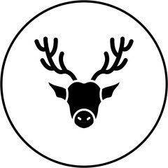 Poster - Deer Icon