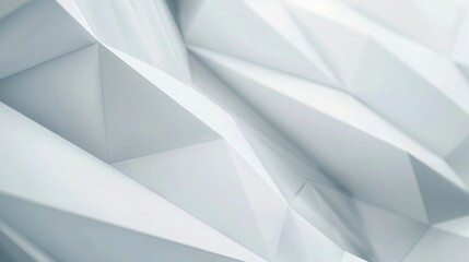 Wall Mural - Abstract white and grey background featuring subtle, soft-edged geometric patterns creating a sense of calm and minimalism, close-up view.