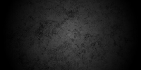 Wall Mural - Vector Old Black wall interior retro vintage paper backdrop grunge background. Black background vintage backdrop Style background with space. Stone wall texture grunge rock surface. Dark old wall.