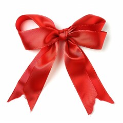 Wall Mural - Red Ribbon With Bow