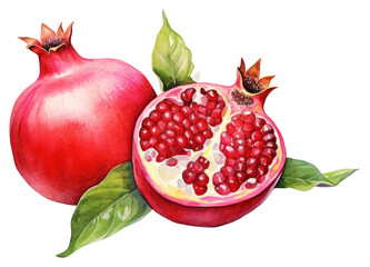 Poster - PNG Pomegranate fruit plant food.