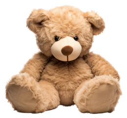 Canvas Print - PNG Big teddy toy white background representation.