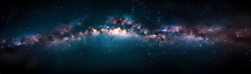 Wall Mural - Milky Way Galaxy Night Sky Panoramic