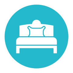 Wall Mural - Comforter vector icon. Can be used for Comfort iconset.