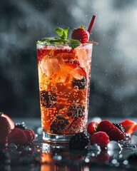 Wall Mural - Fruity Cocktail