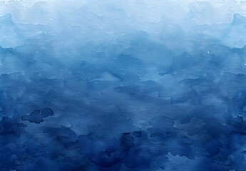 Wall Mural - abstract blue watercolor gradient background
