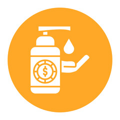 Sticker - Liquidity vector icon. Can be used for Credit And Loan iconset.