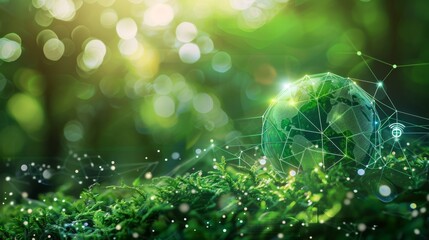 Poster - Goals for sustainability, environmental technology, and SDGs.