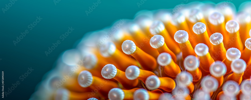 Stunning close ups highlighting vibrant colors and textures of coral ...