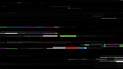 Poster - noise tv video effect glitch old background