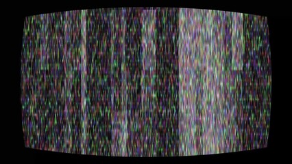 Poster - tv static noise old glitch effect digital background