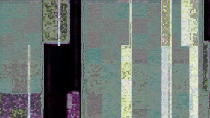 Wall Mural - digital glitch transition noise static tv screen pixel