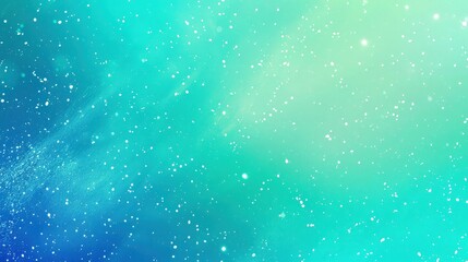 Wall Mural - Bright gradient background from electric blue to turquoise, sprinkled with grain noise for a lively and trendy social media visual, close-up view.