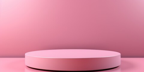 Wall Mural - Pink Product Display Stand