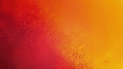 Wall Mural - colorful gradient background shifting from warm orange to deep red, overlaid with a subtle grain noi