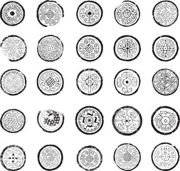 Sticker - Chinese Han Dynasty patterns