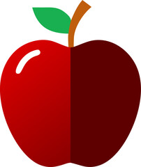 red apple