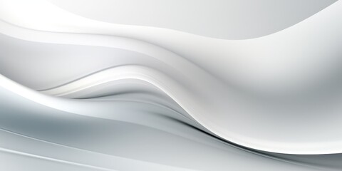 Wall Mural - Abstract White and Grey Swirling Pattern
