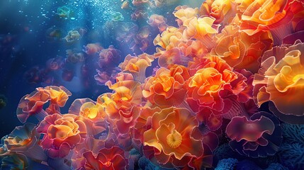 Sticker - Underwater Coral Reef Fantasy