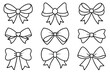 © Smithstar - Ribbon Bow Line Art Graceful Artwork Concept