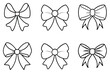 © Smithstar - Ribbon Bow Line Art Iconic Ribbon Silhouette