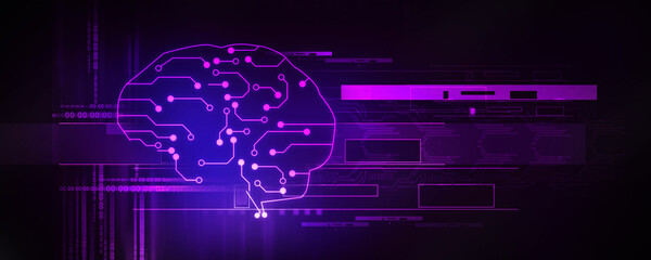 2d illustration Human health brain 